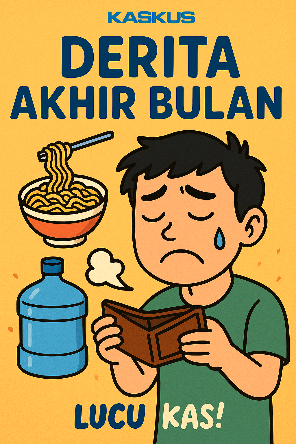 DERITA AKHIR BULAN: Ketika Mie Instan Jadi Sahabat, Air Galon Jadi Kemewahan