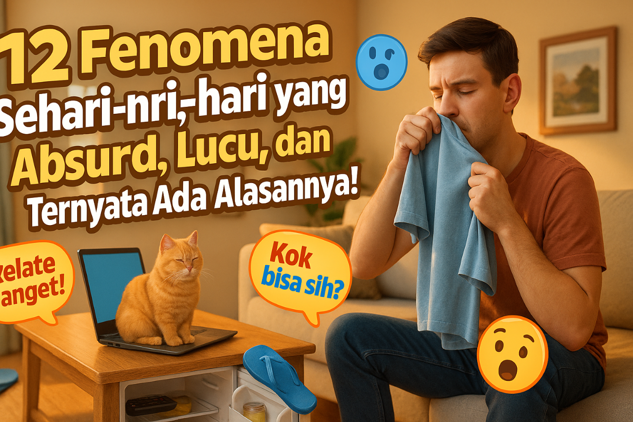 12 Fenomena Sehari-hari yang Absurd, Lucu, dan Ternyata Ada Alasannya!