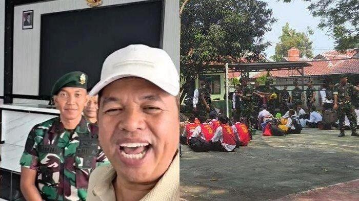 Tinjau Pembinaan Pelajar SMP di Barak Militer, Dedi Mulyadi: Mereka Gembira