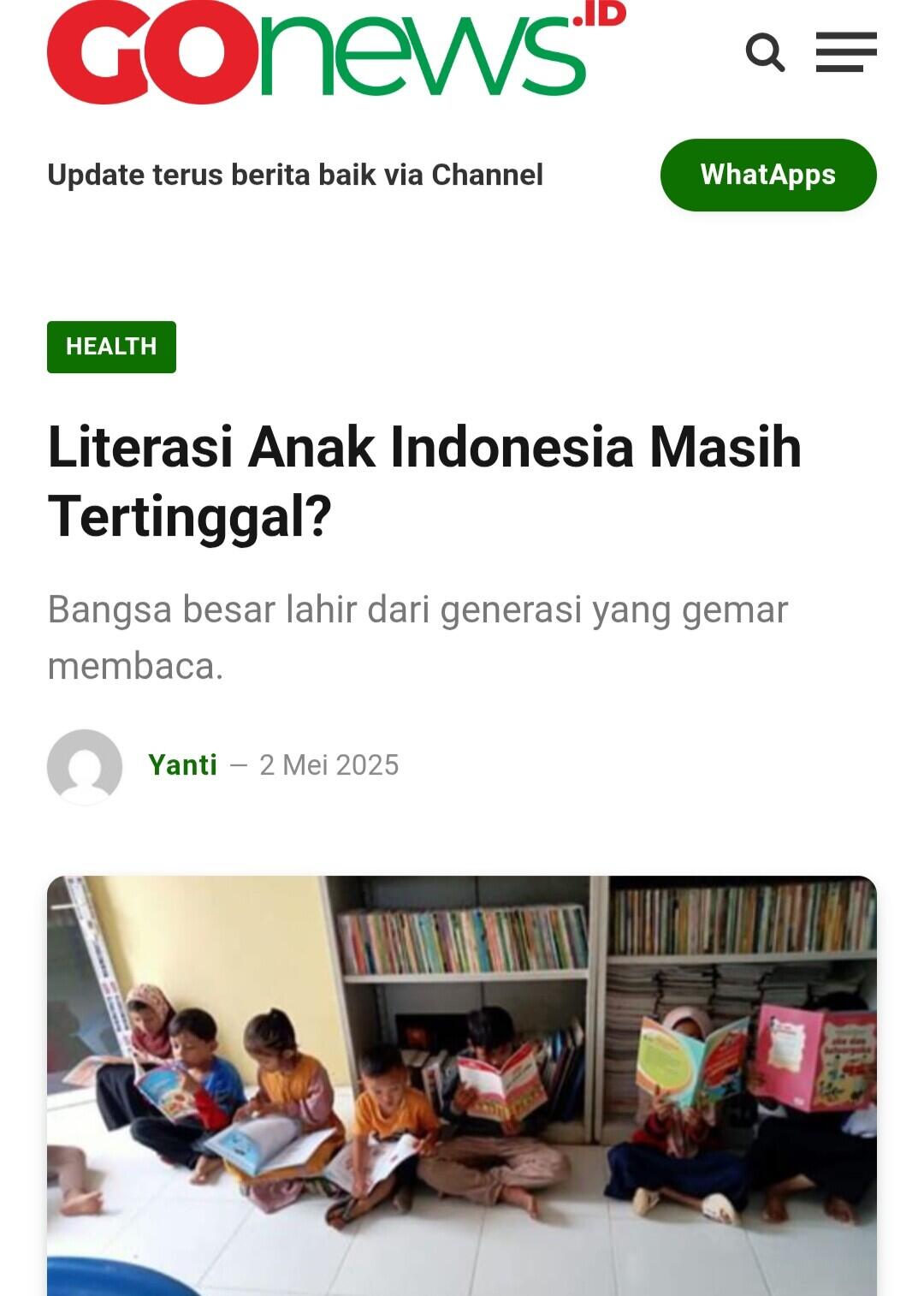 Kemampuan Membaca dan Matematika Anak Indonesia di Bawah Standar PISA
