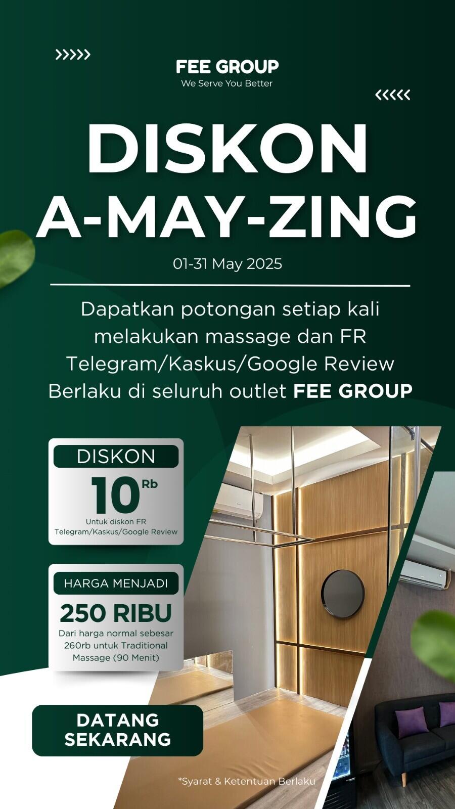 FEE MASSAGE TAMAN PALEM 
