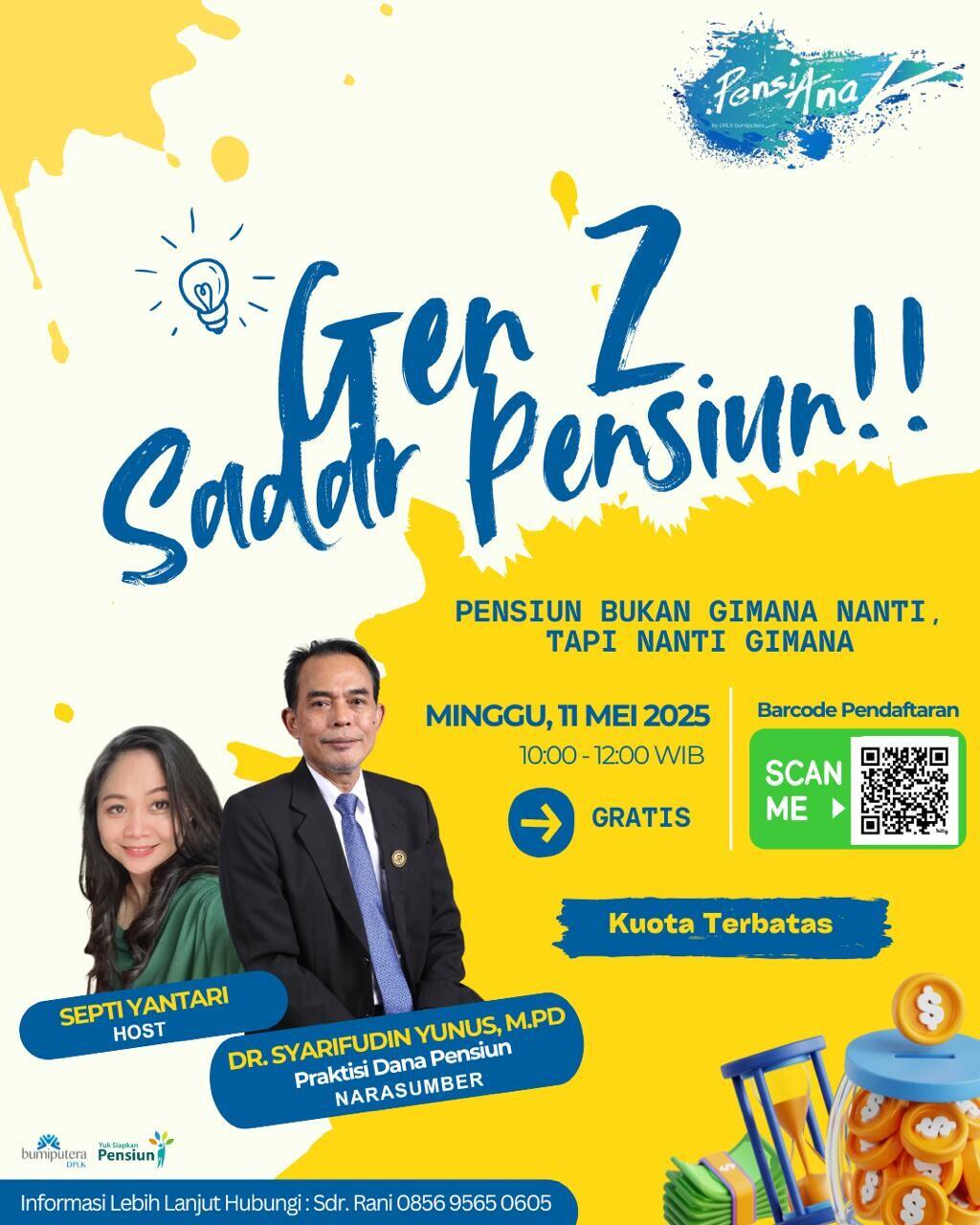 Pentingnya Gen Z Paham Dana Pensiun, Ayo Sadar Pensiun Anak Muda
