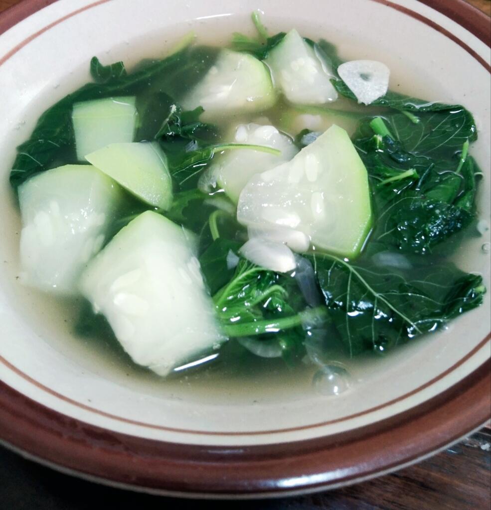 Sayur Bening Bayam Labu