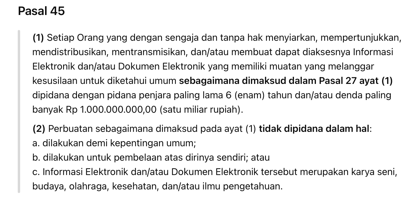 Mahasiswi Diduga Buat Meme Prabowo-Jokowi Ciuman Dijerat UU ITE