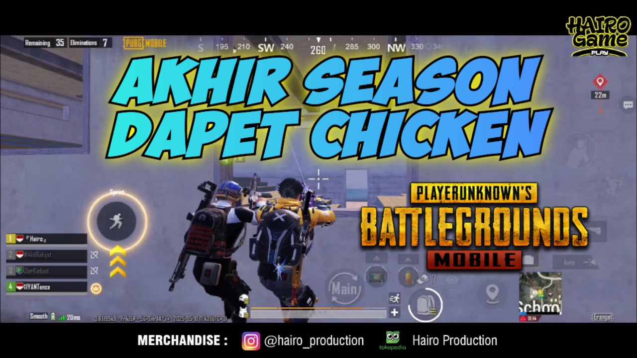 &#91;Video&#93; Akhir Season, Dapet Chicken - PUBG MOBILE Gameplay