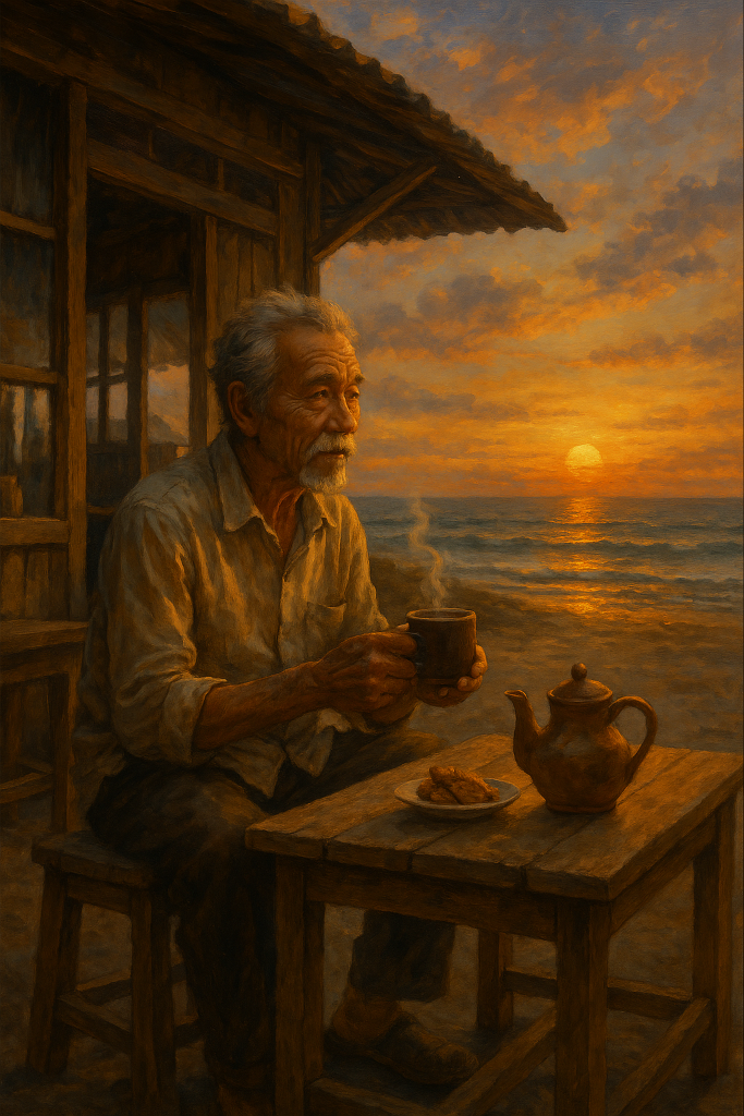 Kopi Hitam di Ujung Senja