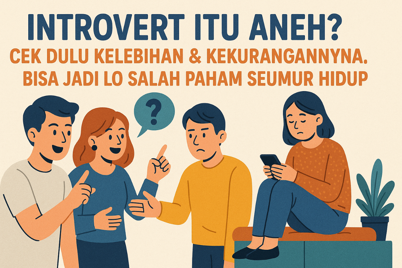 "Introvert Itu Aneh?" Cek Dulu Kelebihan & Kekurangannya!