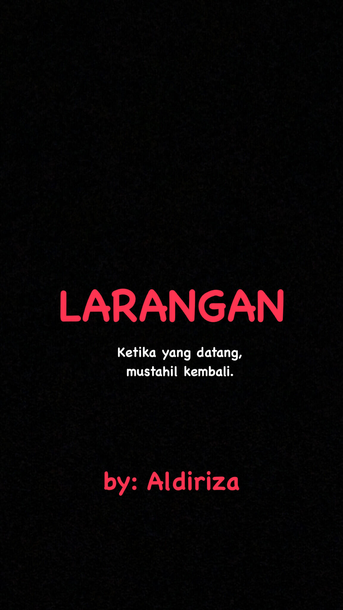LARANGAN!