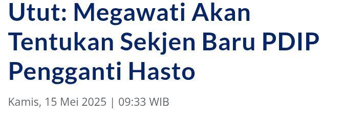 Misteri Nomor Sri Rejeki Hastomo, Milik Hasto atau Sekretariat PDIP?