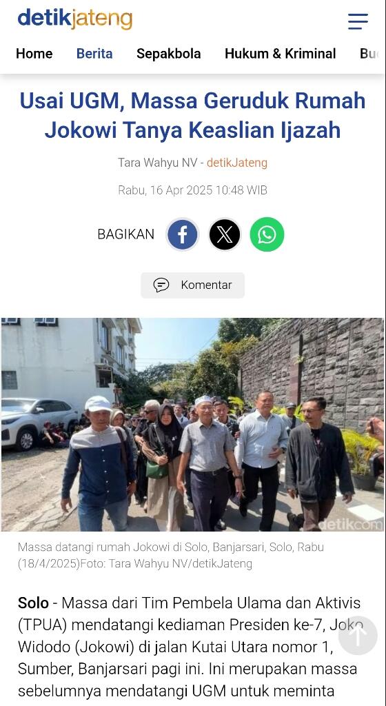 Bawa 16 Bukti Baru, Peradi Bersatu Lengkapi Laporan Penghasutan soal Ijazah Jokowi