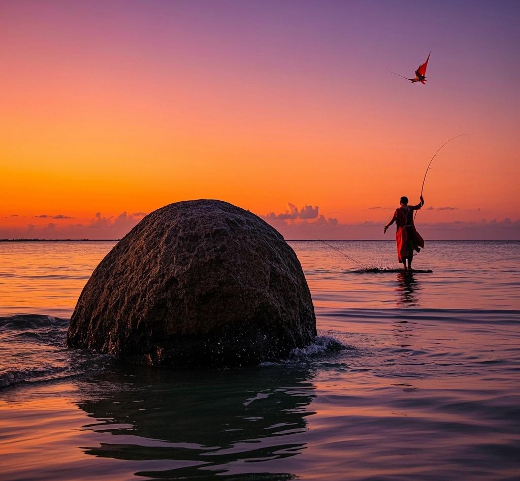Legenda Batu Bernyanyi di Pantai Losari
