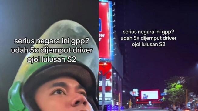 Penumpang Heran, 5 Kali Naik Ojol Drivernya Lulusan S2: Serius Negara Ini Gapapa?