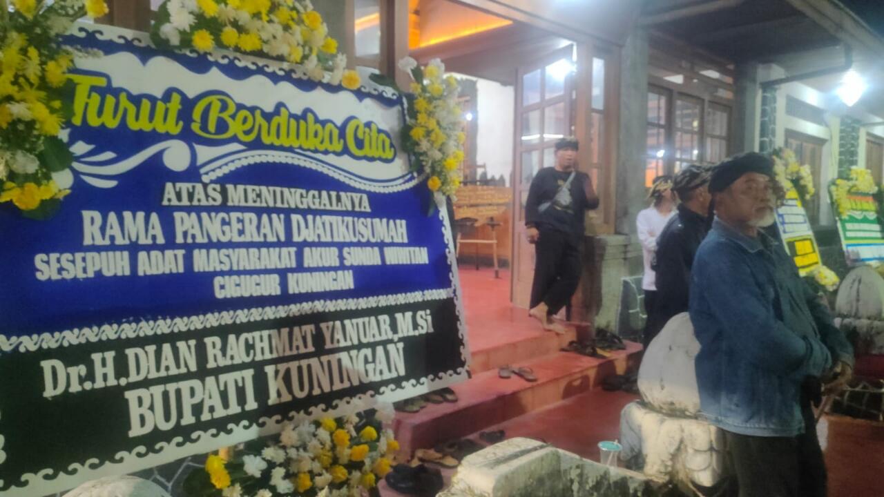 Pangeran Djatikusumah Meninggal, Bupati Dian Bertakziah ke Paseban Cigugur