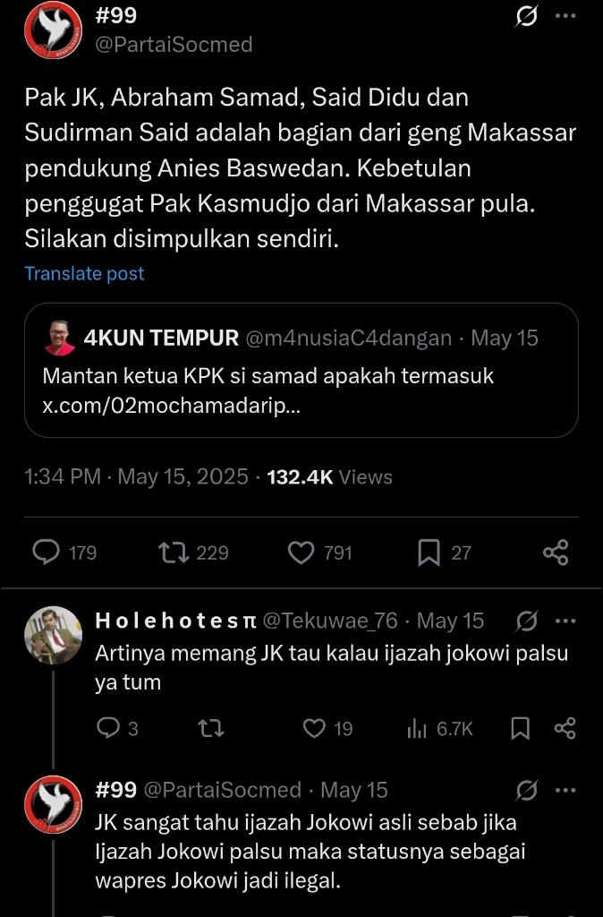 Mengapa Kasmudjo Digugat soal Ijazah Jokowi padahal Bukan Pembimbing Skripsi?