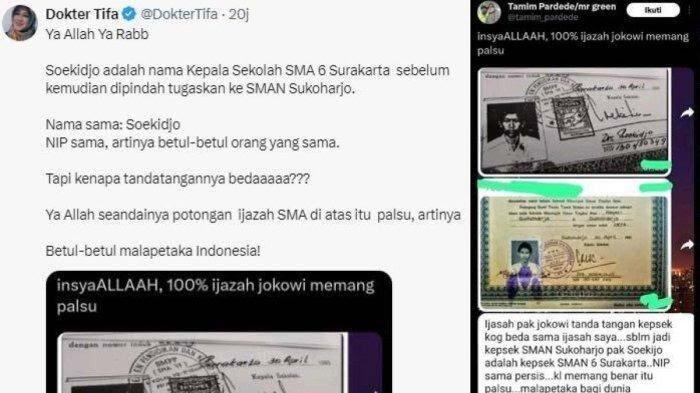 Dokter Tifa Kini Beralih Soroti Ijazah Jokowi Pas SMA
