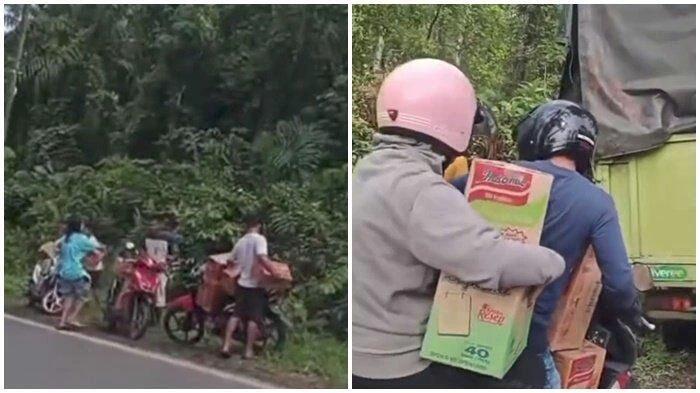 'Ihklas', Polisi Sebut Pemilik Truk Mie Instan yang Dijarah Warga di Banyuasin