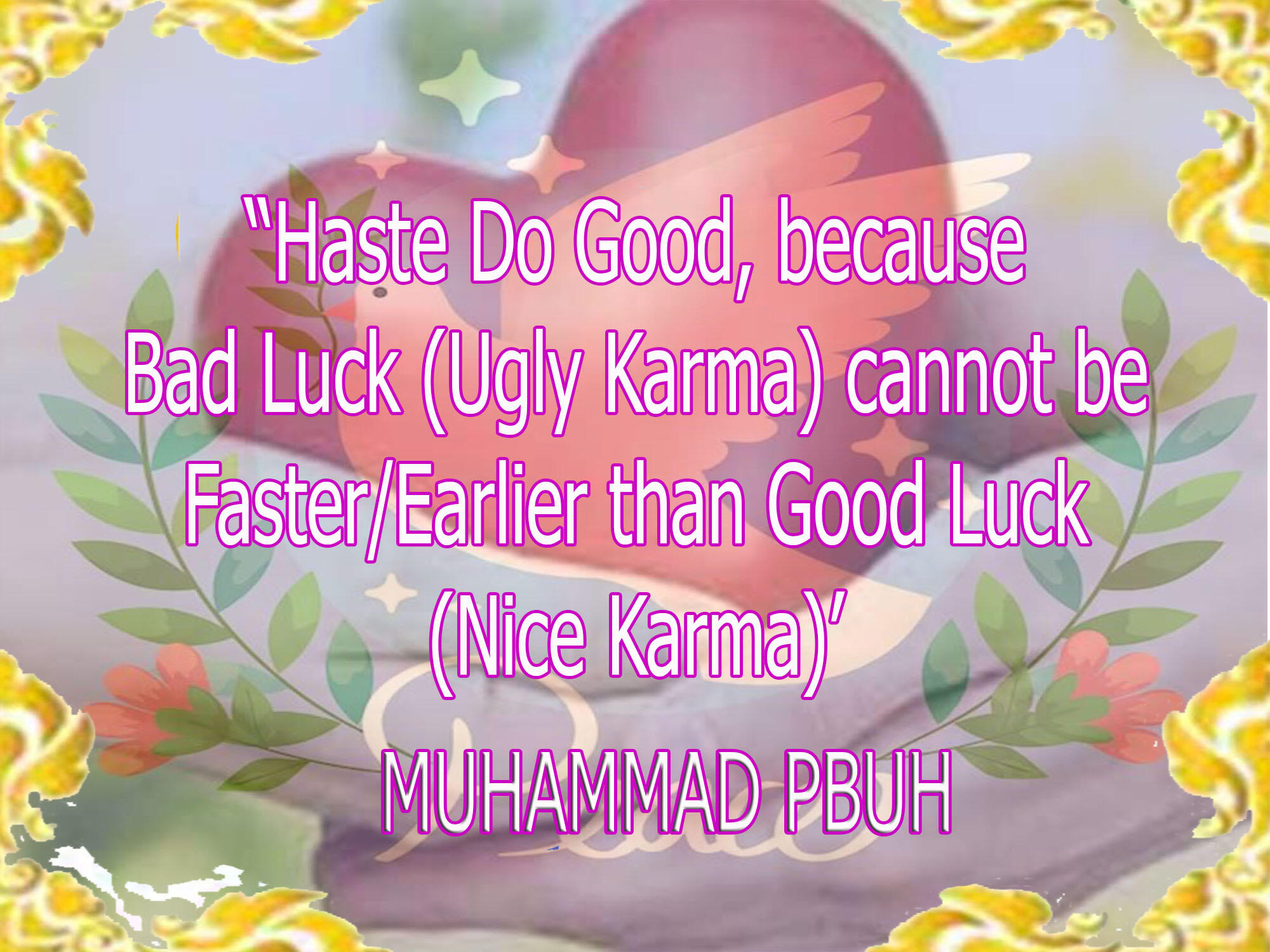 (Adv Edukasi Tausyiah 2.0) Hang On to Allah SWT AND Karma-Nya