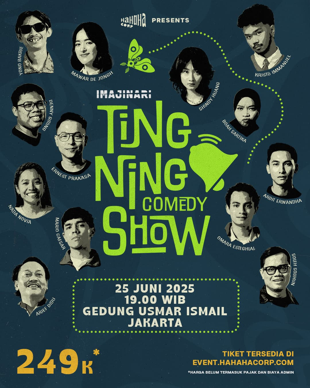 TINGNING COMEDY SHOW, Tiketnya Sudah Bisa Dipesan