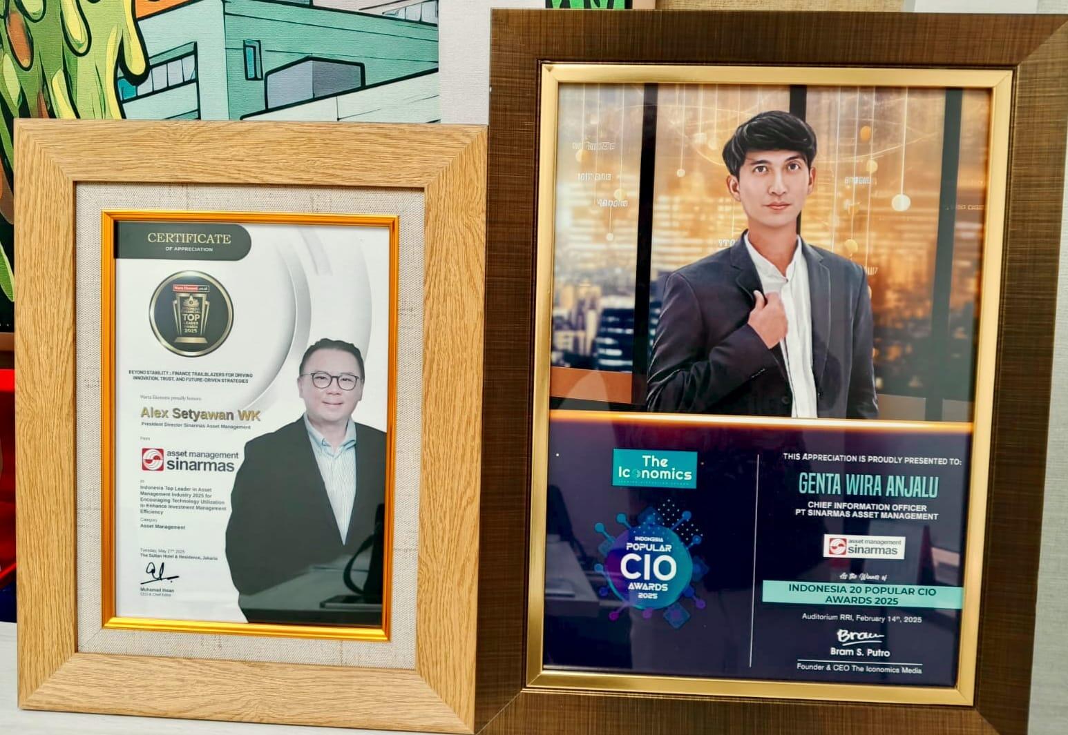 Pimpinan Sinarmas Asset Management Raih Penghargaan Top Leader 2025