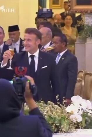 Heboh Prabowo Disebut Ngebir saat Gala Dinner Bareng Macron, Istana: Itu Sari Apel