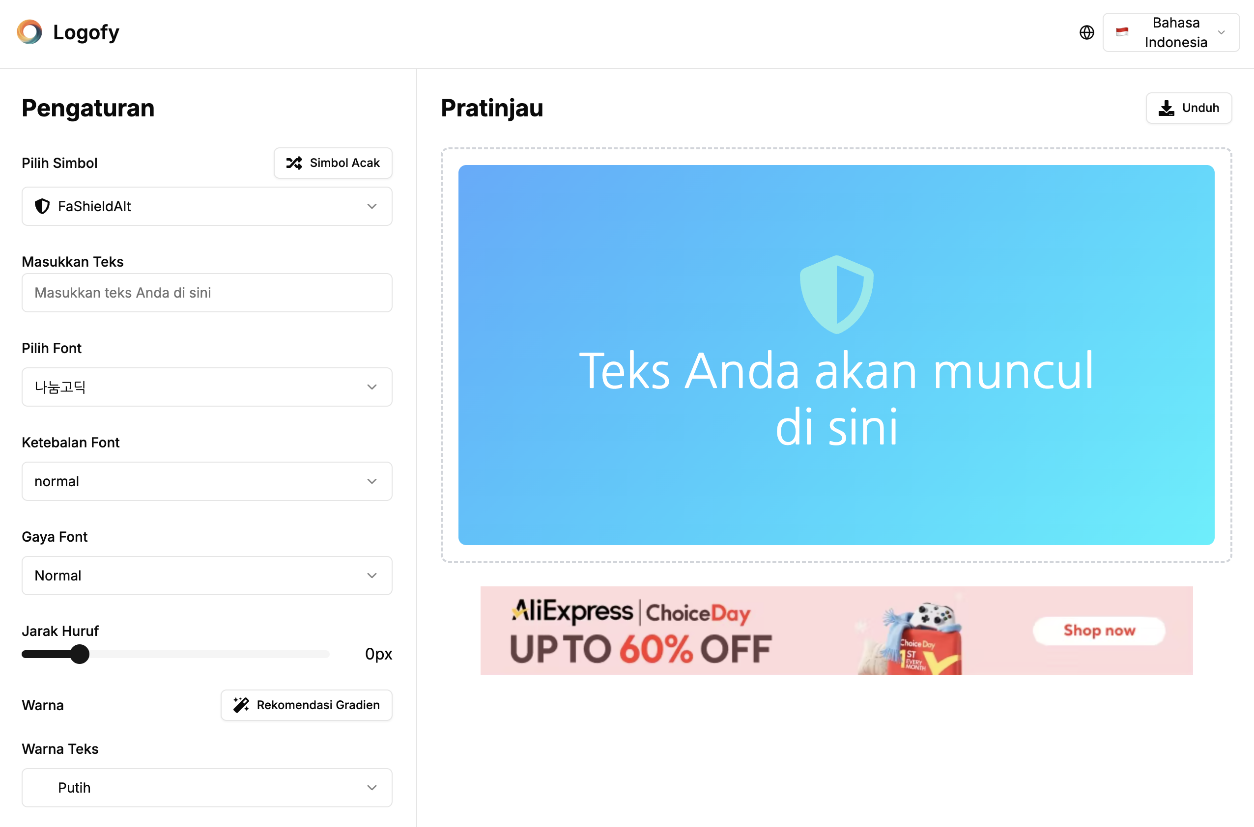 Tools Logo Online yang Simpel dan Gratis — Udah Support Bahasa Indonesia