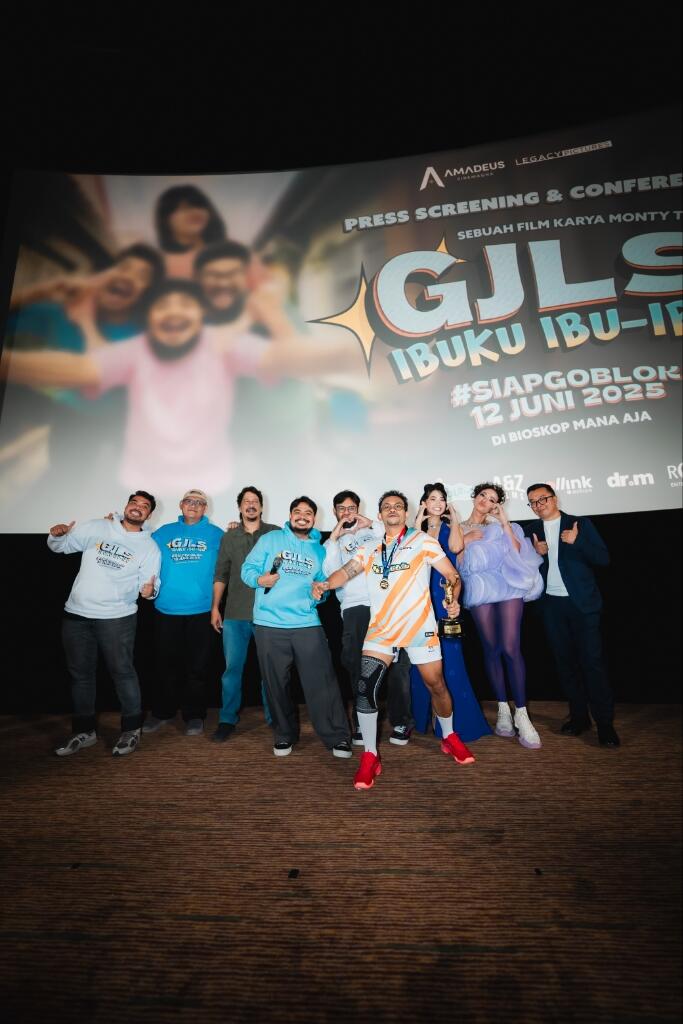Film GJLS: Ibuku Ibu-Ibu Gelar Gala Premiere Penuh Warna dan Absurd Tapi Seru