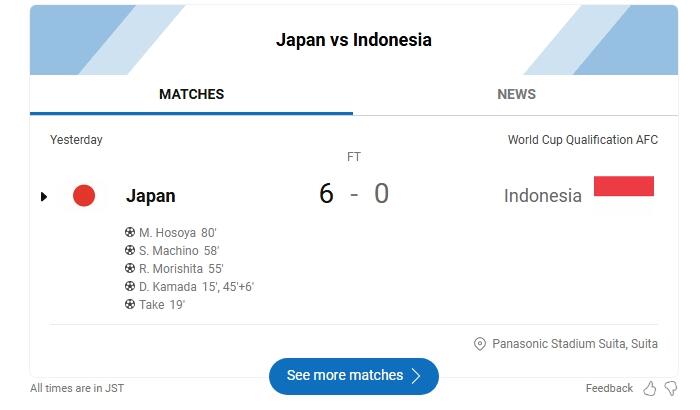 Dibantai 6-0 di Tokyo, Tapi Indonesia Gak Sepenuhnya Kalah