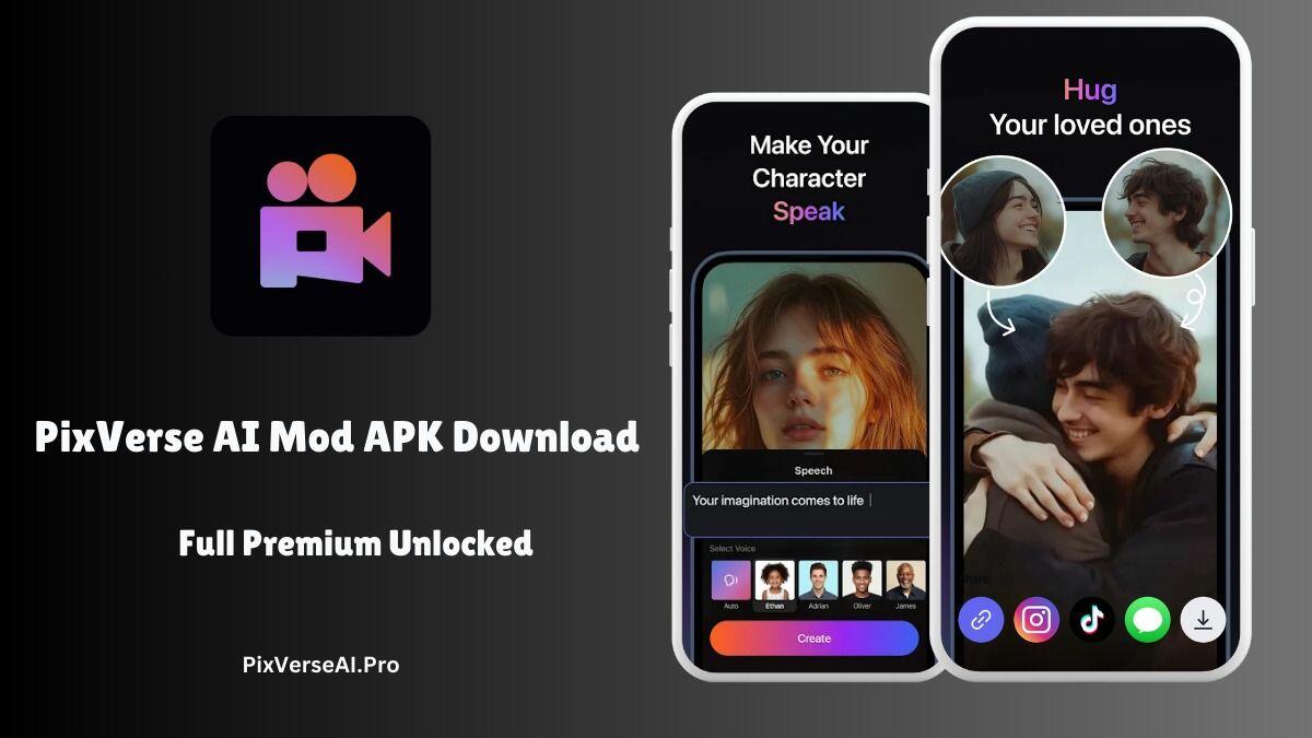 Pixverse AI Mod Apk 2.3.0 Premium Unlocked Free Download for Android 2025