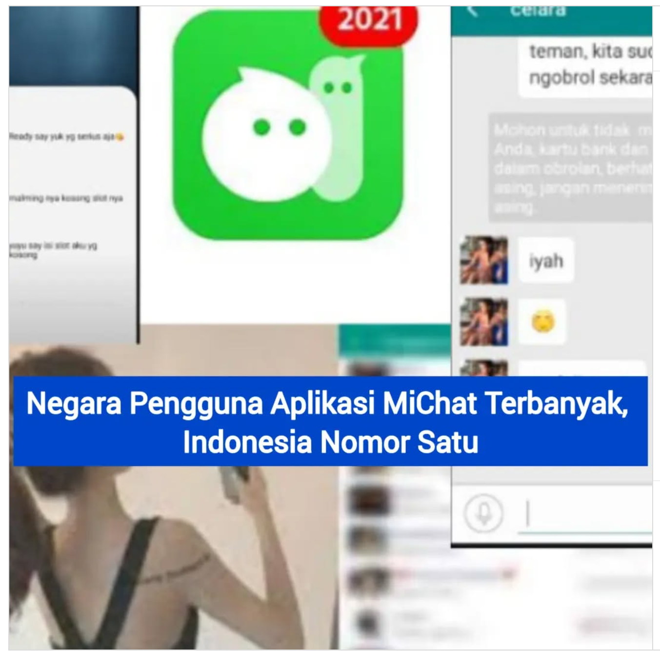 HATI HATI dgn Tipu Tipu (Penipuan) di aplikasi MiChat .. beserta Tips lainnya. 