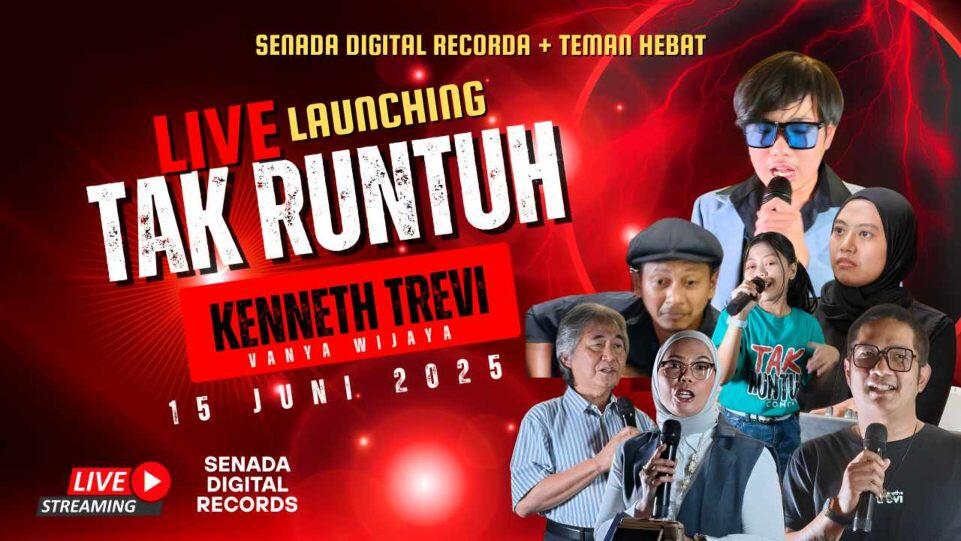 Cerita Hebat Kenneth Trevi Launching Album Lagu Tak Runtuh
