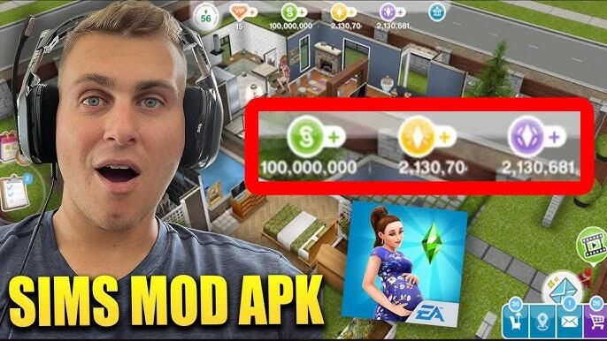 Sims Freeplay Mod Apk v5.93.0 Level Max Unduh Gratis Versi 2025