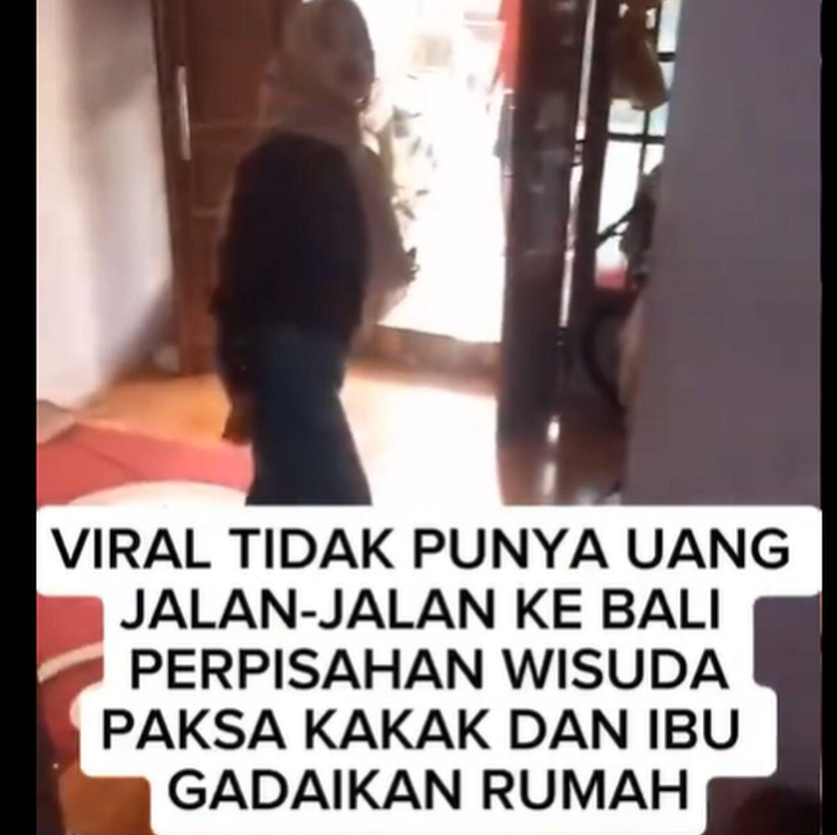 Wanita Ini Maksa Keluarganya Gadaikan Rumah untuk Biaya Perpisahan Wisuda