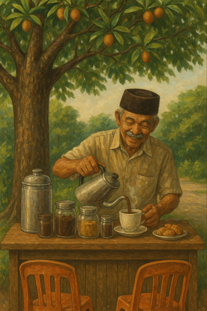 Warung Kopi di Bawah Pohon Sawo