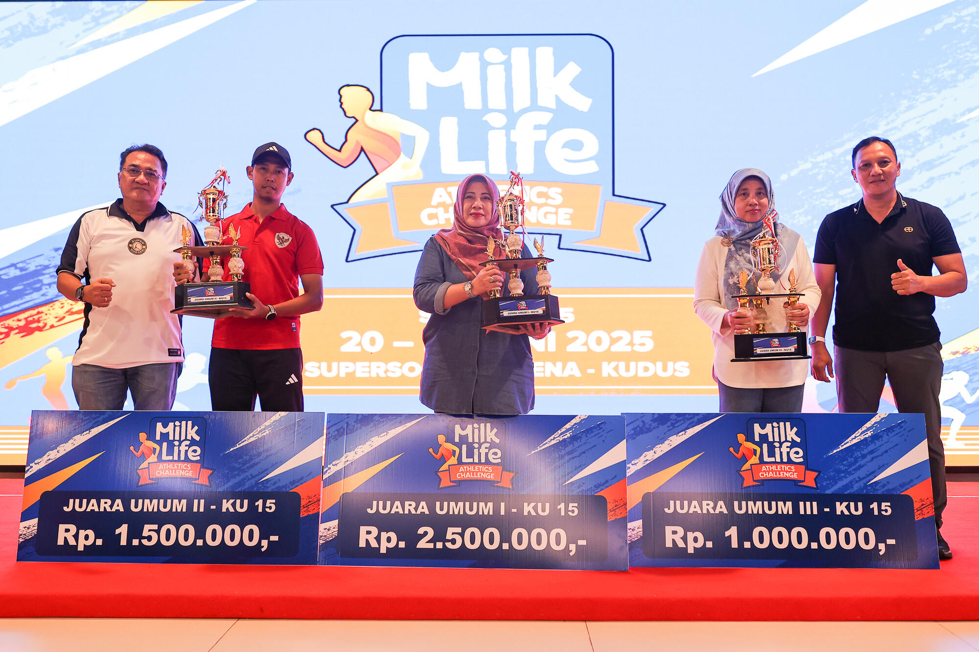MilkLife Gelar Athletics Challenge Seri 1 2025 di Kudus