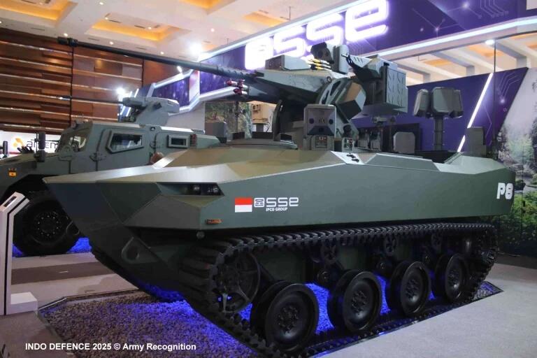 Indo Defence 2025: PT SSE Tampilkan P8, Tank Ringan untuk Gantikan AMX-13 TNI AD