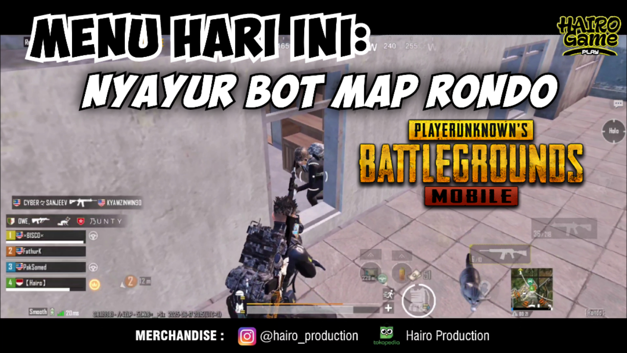 &#91;Video&#93; Menu Hari Ini : Nyayur Bot Map Rondo - PUBG MOBILE Gameplay
