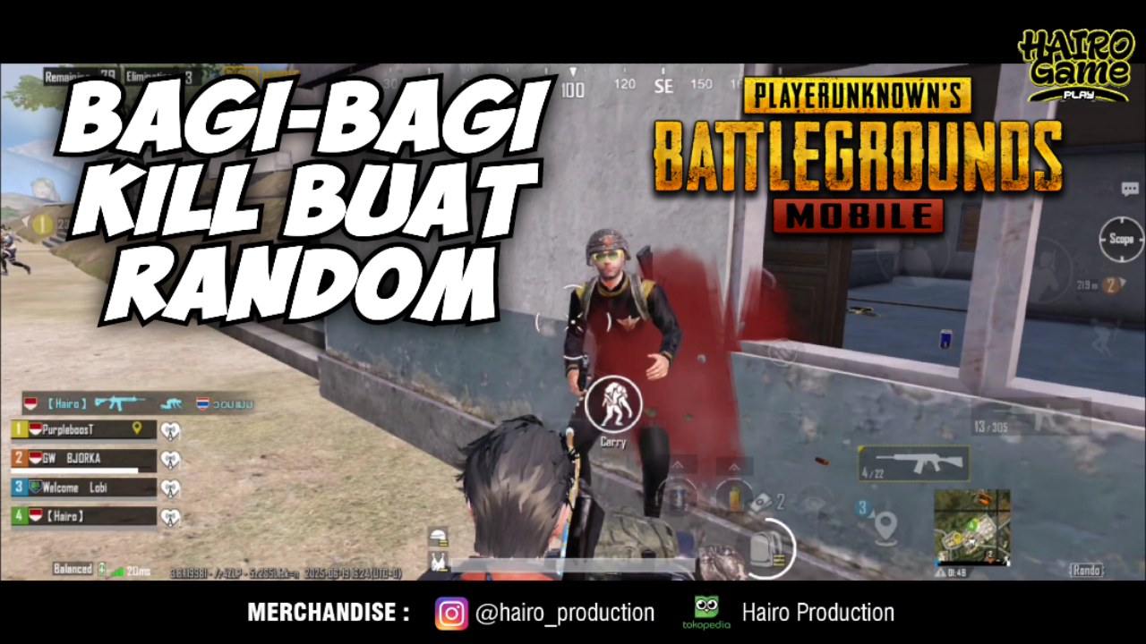 &#91;Video&#93; Bagi-Bagi Kill Buat Random - PUBG MOBILE Gameplay