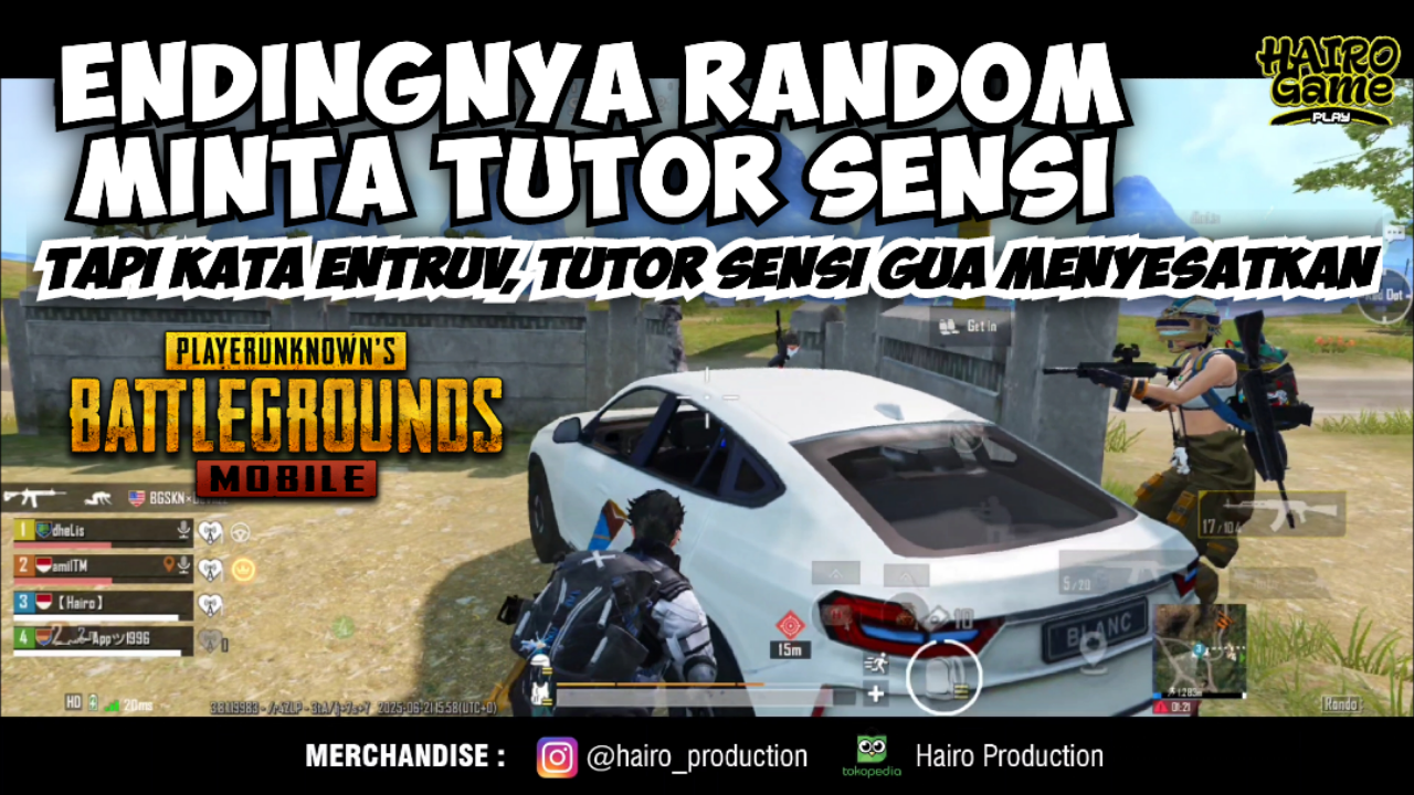&#91;Video&#93; Endingnya Random Minta Tutor Sensi - PUBG MOBILE Gameplay