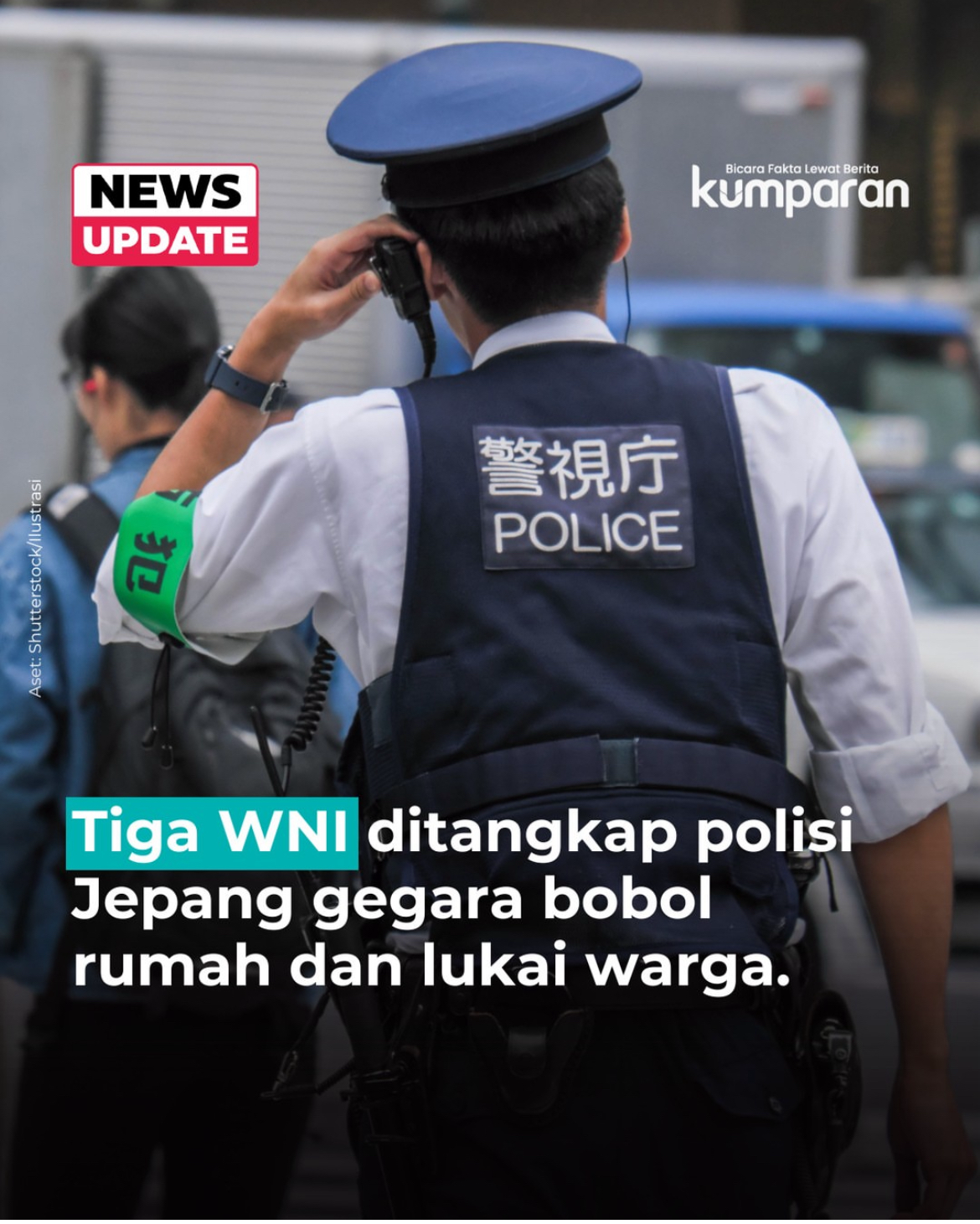 3 WNI Ditangkap di Jepang Gara-gara Rampok Rumah Warga