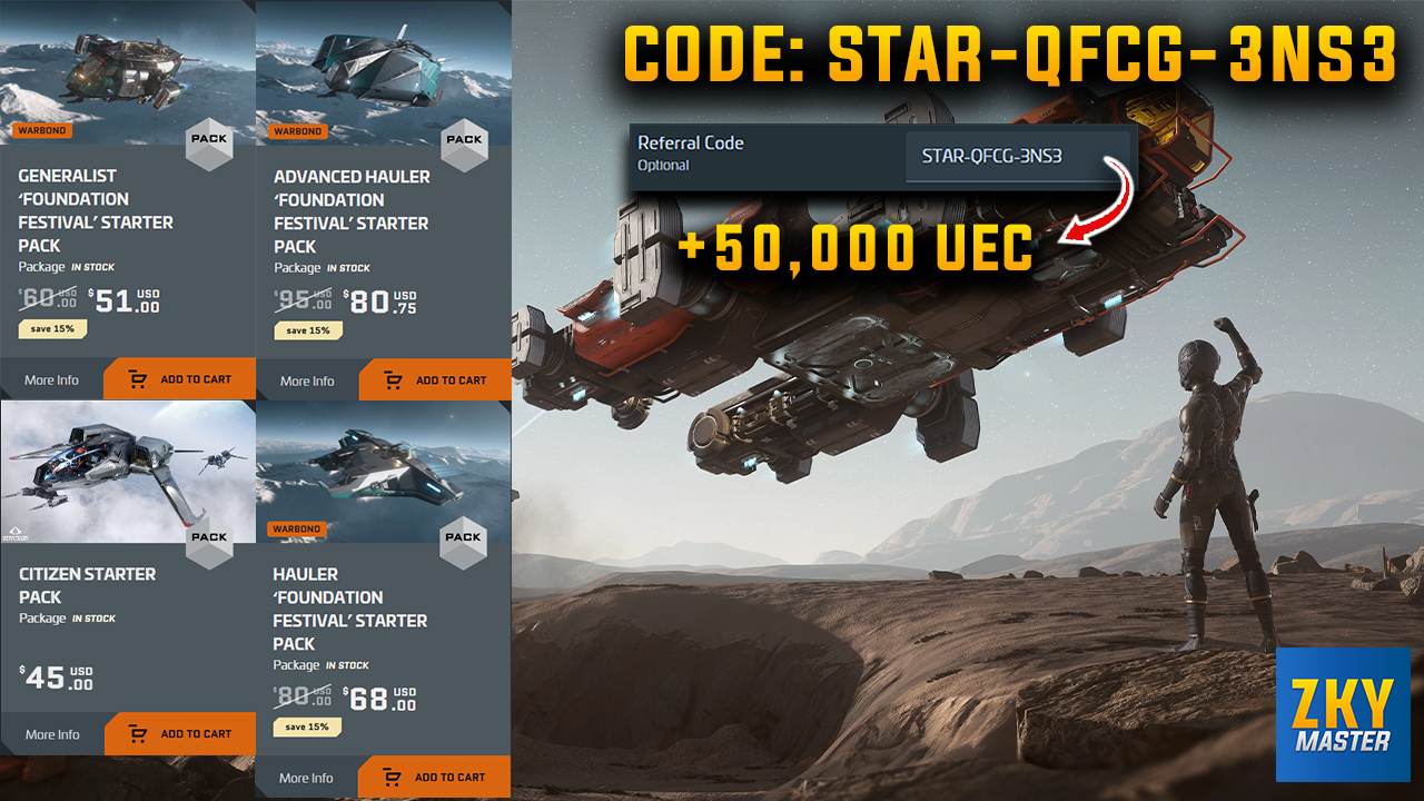 MAIN STAR CITIZEN GRATIS! + Starter Pack SPESIAL!