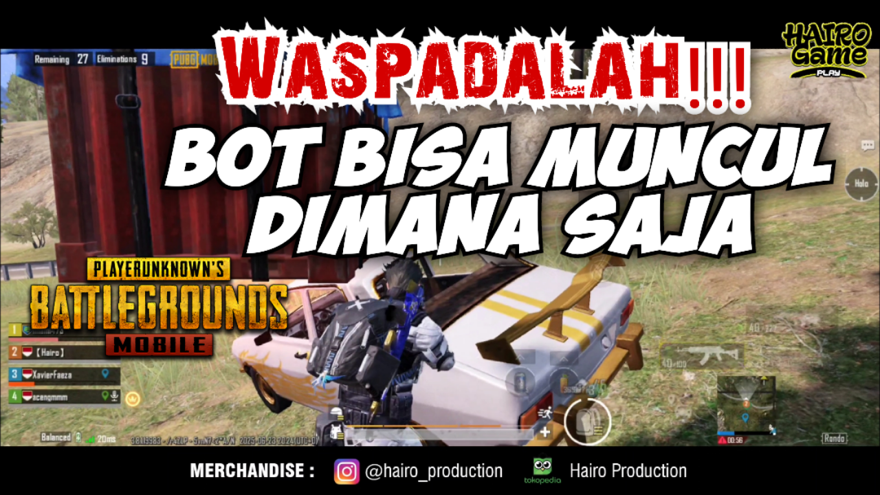 &#91;Video&#93; Waspadalah! Bot Bisa Muncul Dimana Saja - PUBG MOBILE Gameplay