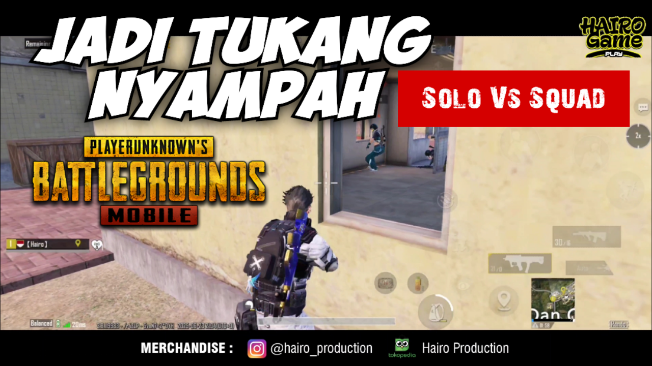 &#91;Video&#93; (Solo Vs Squad) Jadi Tukang Nyampah - PUBG MOBILE Gameplay