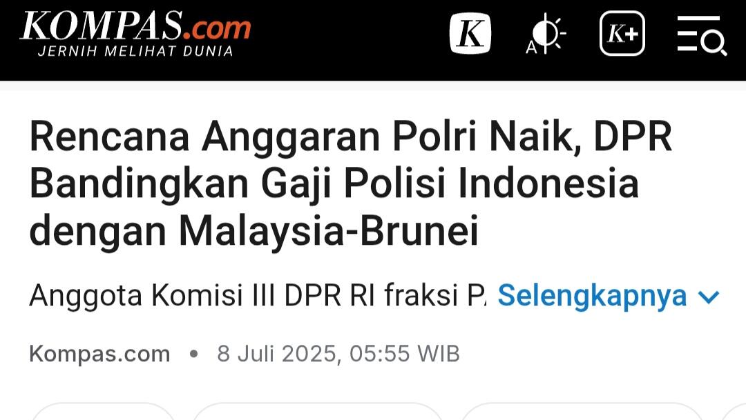 DPR Setujui Tambahan Anggaran Polri Rp63,7 Triliun, Total Jadi Rp173,4 Triliun