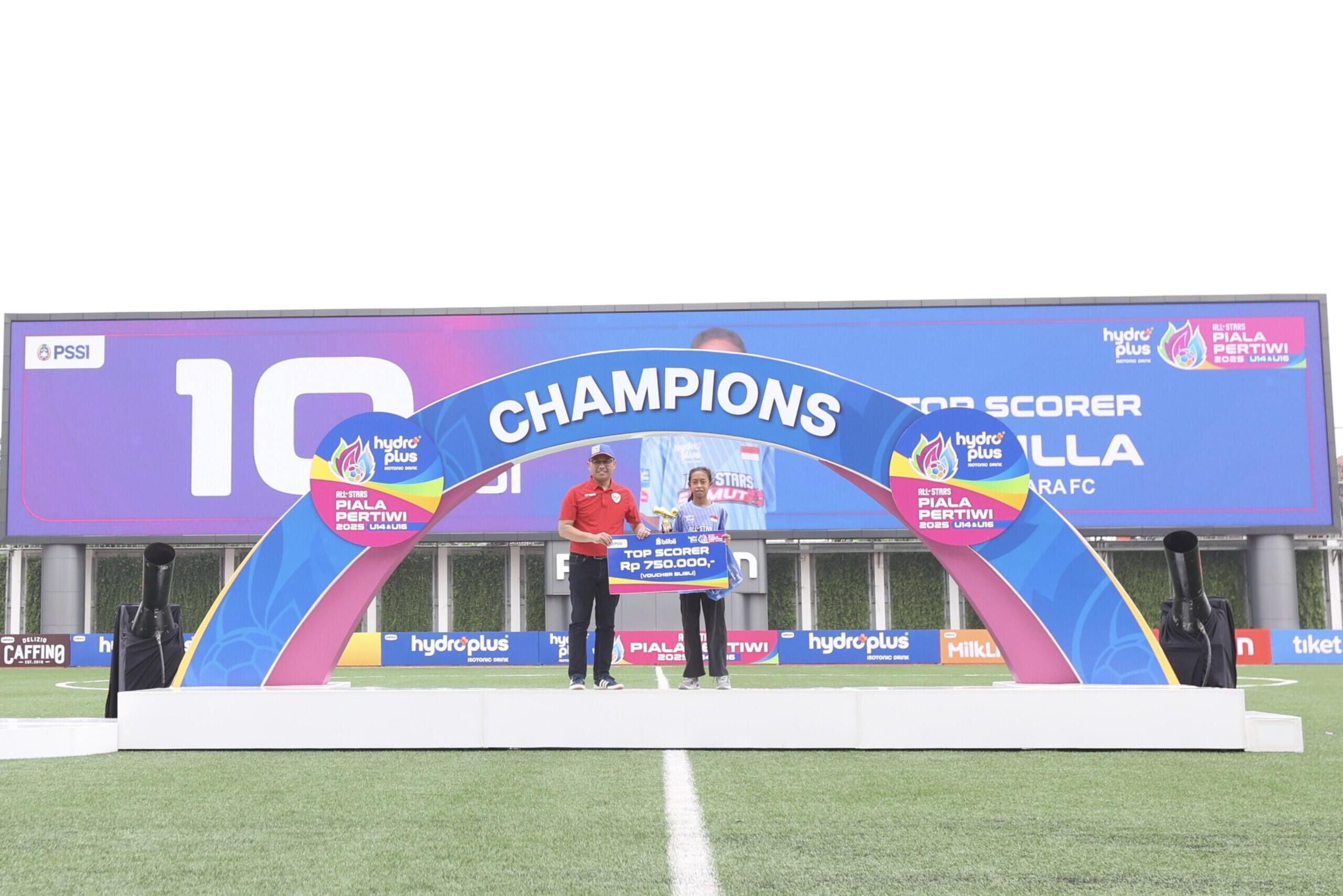 All Stars Bandung Juara HYDROPLUS Piala Pertiwi U14 & U16 2025 All Stars