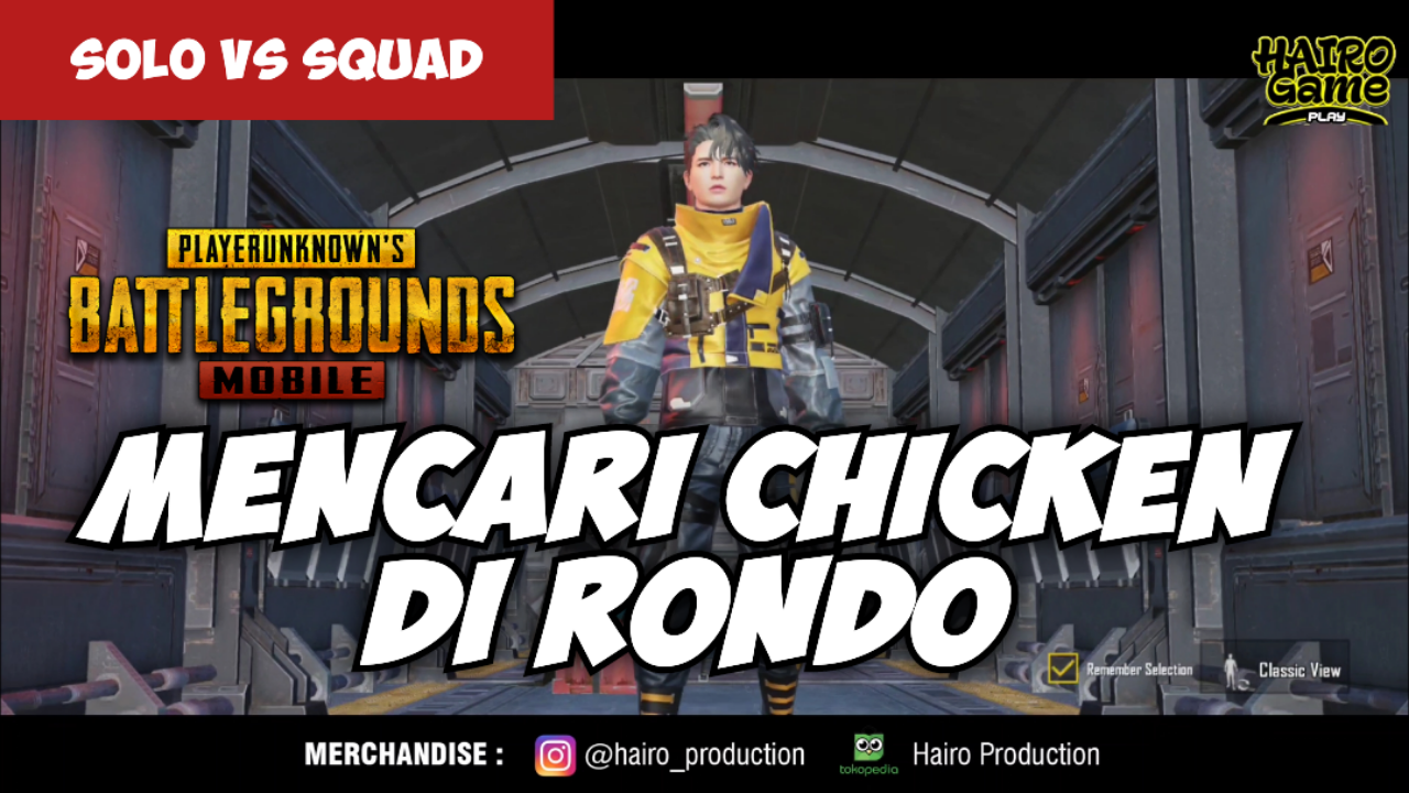 &#91;Video&#93; (Solo Vs Squad) Mencari Chicken Di Rondo - PUBG MOBILE Gameplay