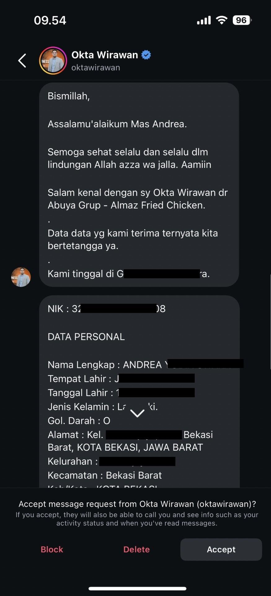 Diduga Lakukan Doxing, Owner Almaz Fried Chicken Dilaporkan ke Polisi