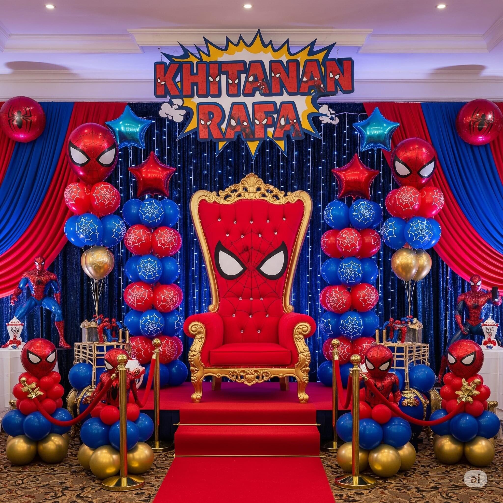wajarkah jika anak umur 9 tahun ingin merayakan acara khitanannya dengan spiderman ?