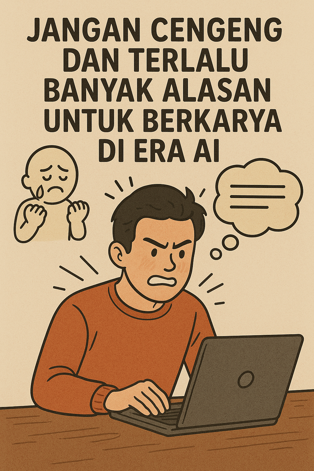 Jangan Cengeng dan Terlalu Banyak Alasan untuk Berkarya di Era AI