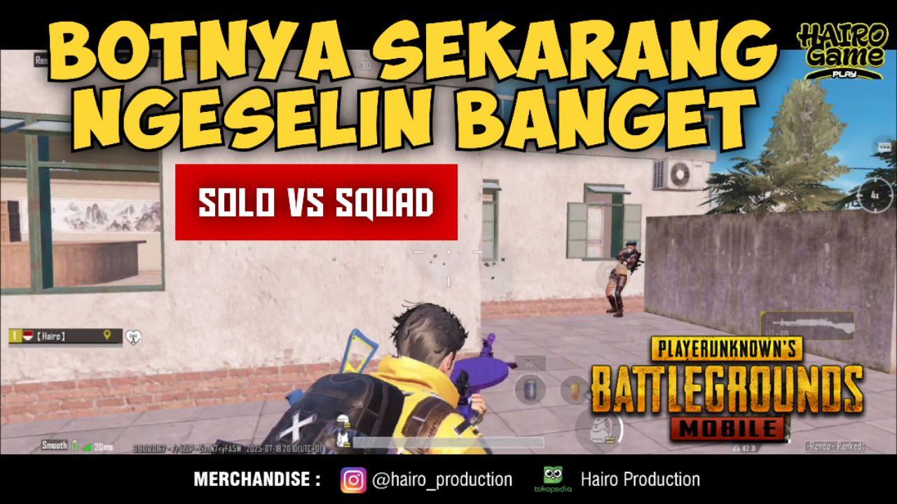 &#91;Video&#93; (Solo Vs Squad) Botnya Sekarang Ngeselin Banget - PUBG MOBILE Gameplay