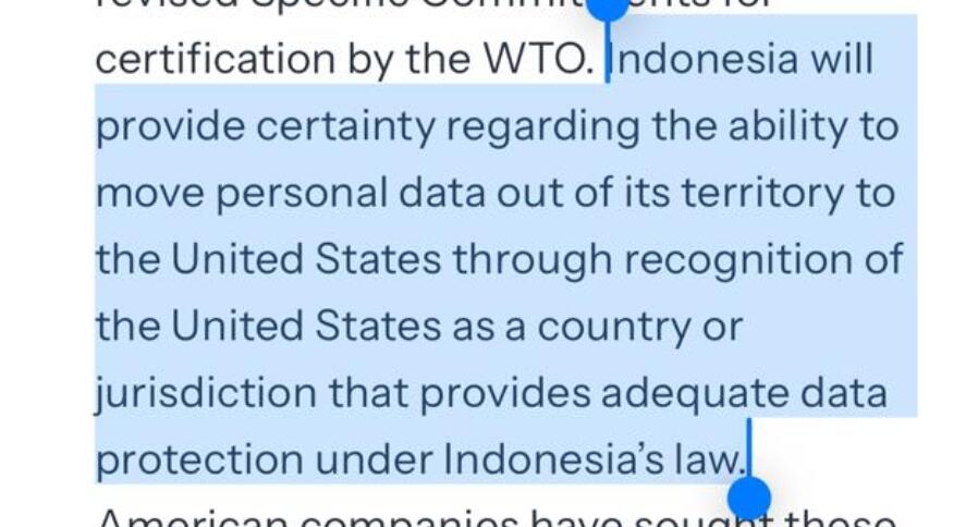 Menkomdigi: Kesepakatan Transfer Data ke AS Bentuk Perlindungan Saat Bertransaksi